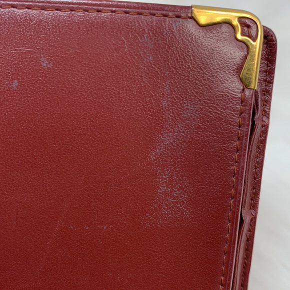 042 Authentic Cartier Checkbook Long Wallet - Picture 15 of 16